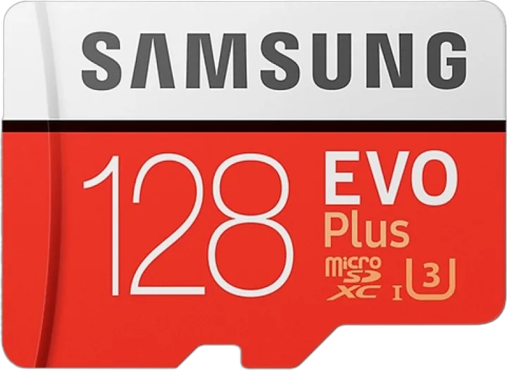 Samsung MicroSD EVO Plus up to 100mb/s