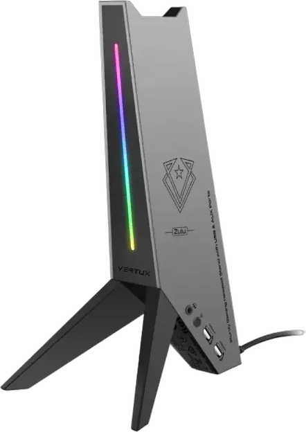 VERTUX Zulu 4-in-1 Integrated Gaming Headset Stand
